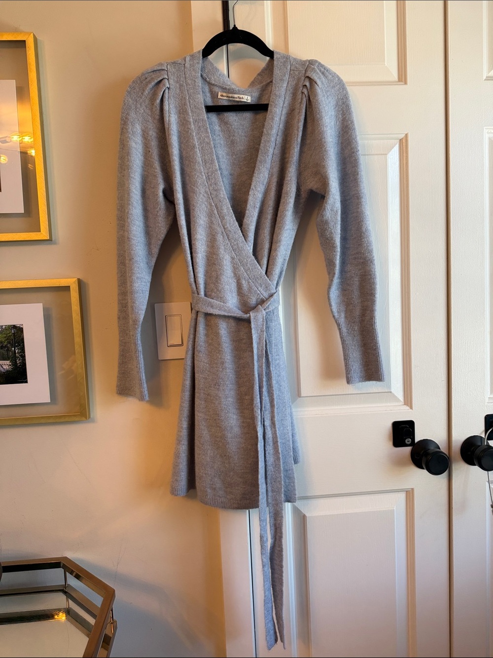 Soft wrap Sweater dress